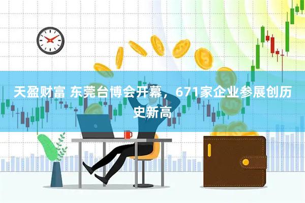 天盈财富 东莞台博会开幕，671家企业参展创历史新高