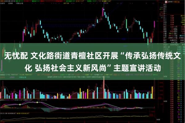无忧配 文化路街道青檀社区开展“传承弘扬传统文化 弘扬社会主义新风尚”主题宣讲活动
